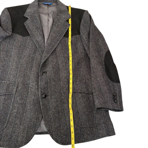 Pendleton Gray and Black Sport Coat Blazer - Picture 4 of 9